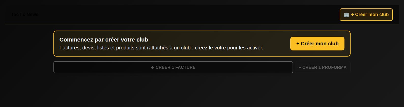Créer ton premier club